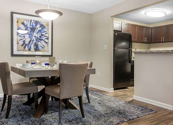 Dining room at Cobalt Springs Apartment Homes in Taylors SC