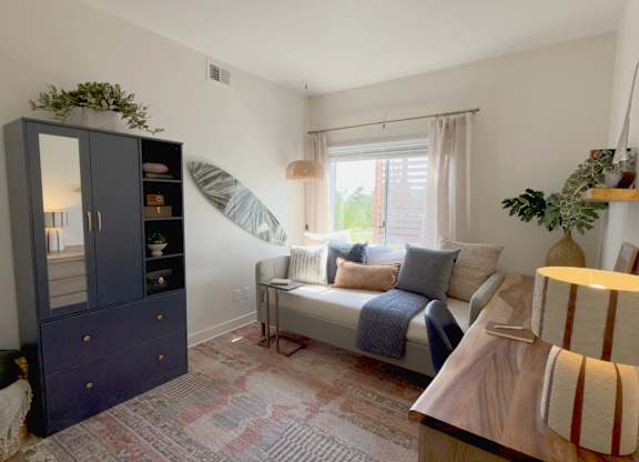 Model den at The Resort at Encinitas Apartments in Encinitas CA