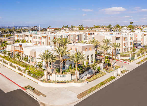 Exterior Aerial at The Seaton Apartments in San Diego CA