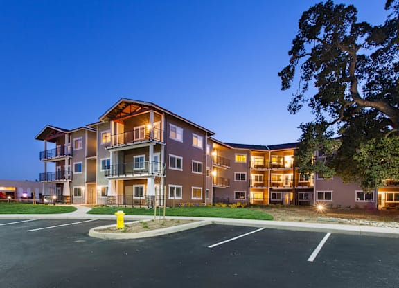 Exterior Building at The Lodge at Morgan Hills Apartments in Morgan Hill CA