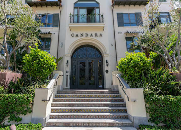 Exterior Building Entrance at Cardio Equipment at Candara at Hancock Park Apartments in Los Angeles CA