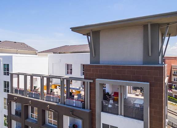 Aerial view of rooftop at 808 West in San Jose CA