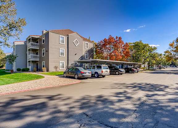 Exterior Carport Parking at Sienna at Cherry Creek Apartments in Denver CO