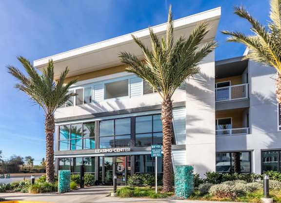 Leasing office at Bevel Apartments in San Diego CA