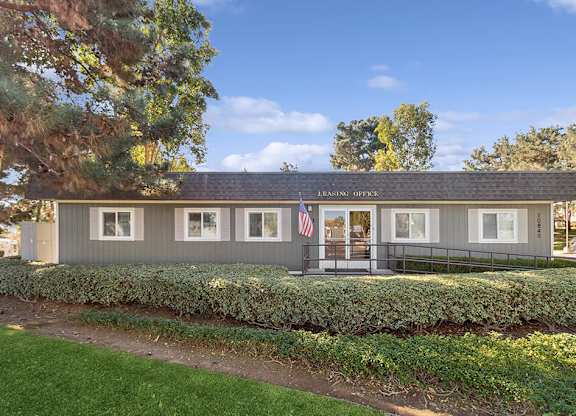Exterior Leasing Office at Canyon Rim Apartments in San Diego CA