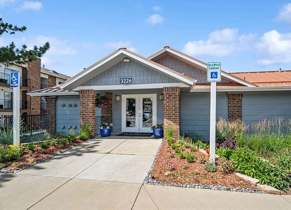 Exterior Leasing Office at Sky Rock Apartments in Longmont CO