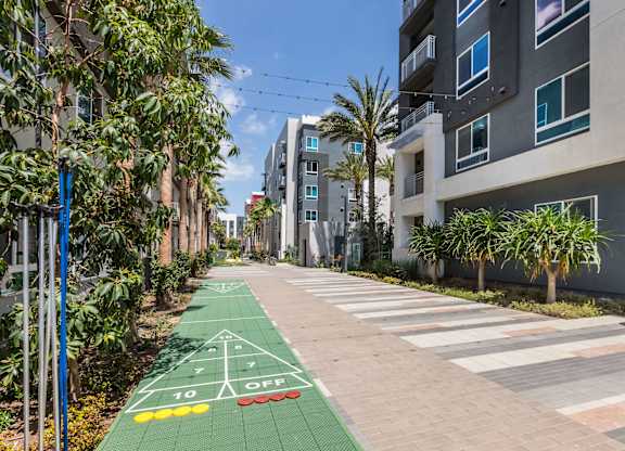 Outdoor dog park at Avel Apartment Homes in Orange CA