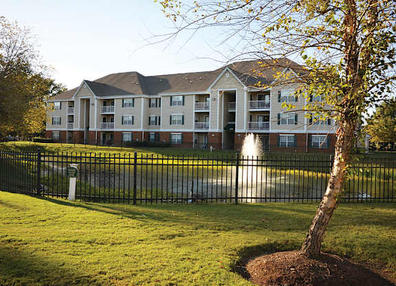 Exterior pond at Whispering Oaks Apartments in Portsmouth VA