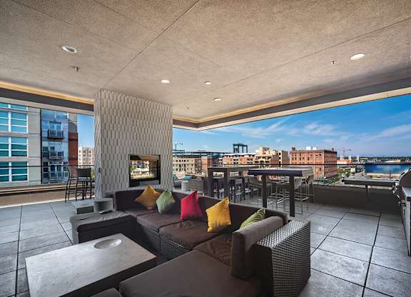 Rooftop Deck at The Douglas Apartments in Denver