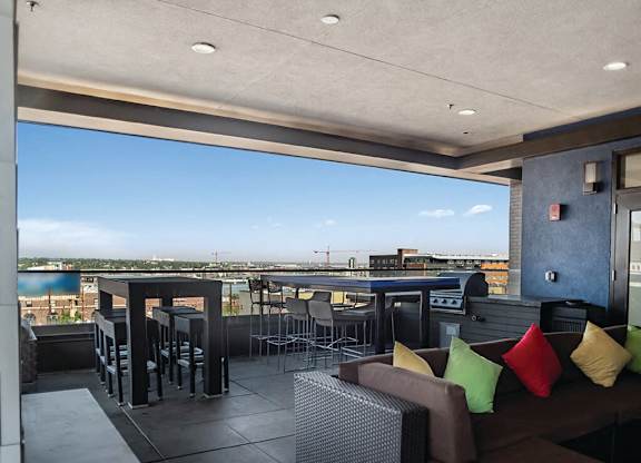 Rooftop Deck at The Douglas Apartments in Denver
