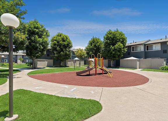 Exterior Tot Lot at Westchester Park Apartments in Tustin CA