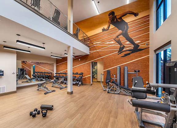 Fitness center at Cala Apartments in Austin TX