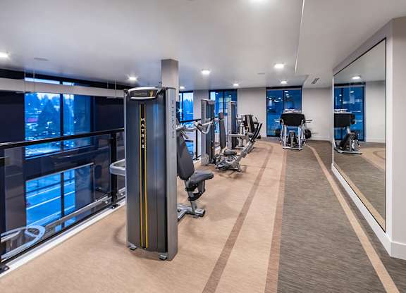Fitness cardio at The Brynn in Kirkland WA