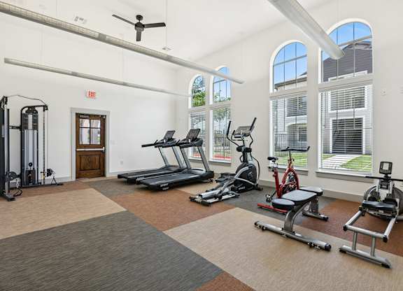 Fitness center at Bonito Parque Apartments in San Antonio TX
