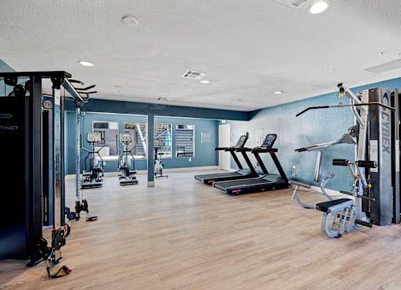 Fitness Center at Hilltop Commons Apartments in San Pablo CA