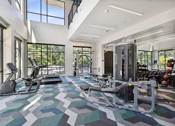 State of the art Fitness center at Jayden Apartments in Peabody MA