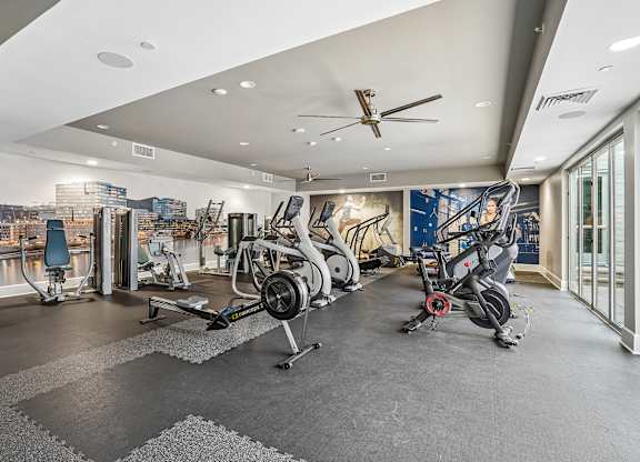Fitness center at Norte Town Lake Apartments in Tempe Arizona