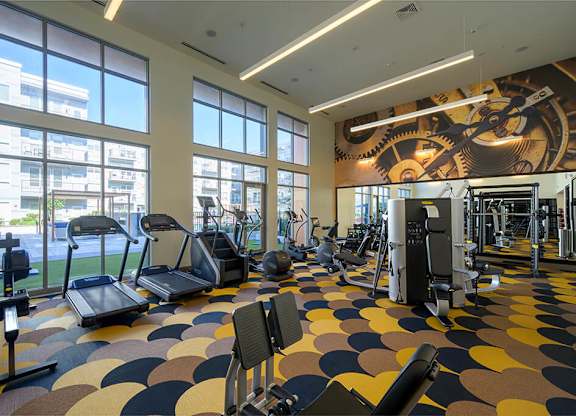 Fitness Center at Vero Apartments in Chelsea MA