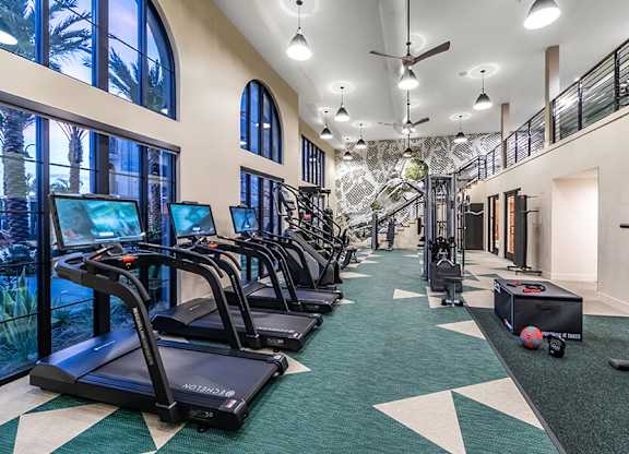 Fitness Center at West Village Poway Apartments in Poway CA