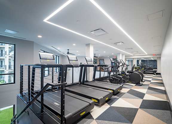 Fitness Center Cardio at The Belhaven in Alexandria VA