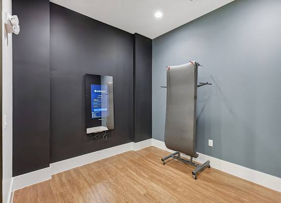 Fitness studio at The Sevens in Dallas TX