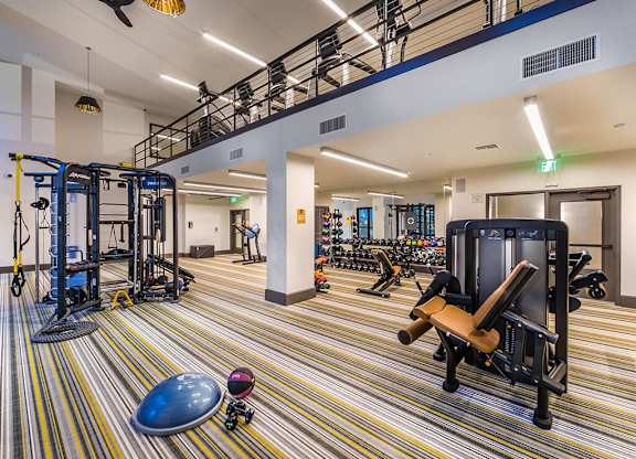 First floor of fitness center at 808 West in San Jose CA