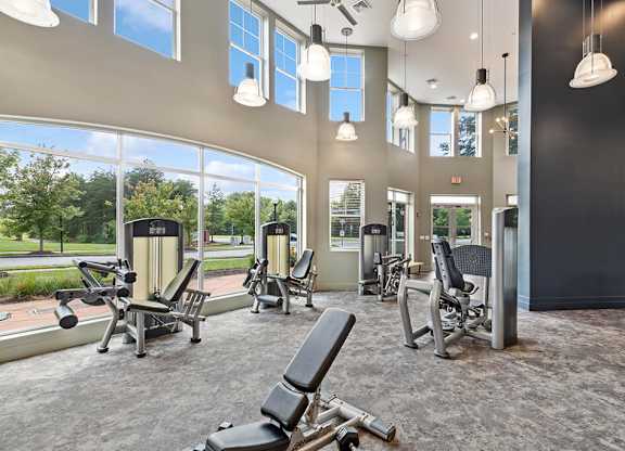 Fitness center cardio at Westerchester at the Pavillions in Waldorf MD