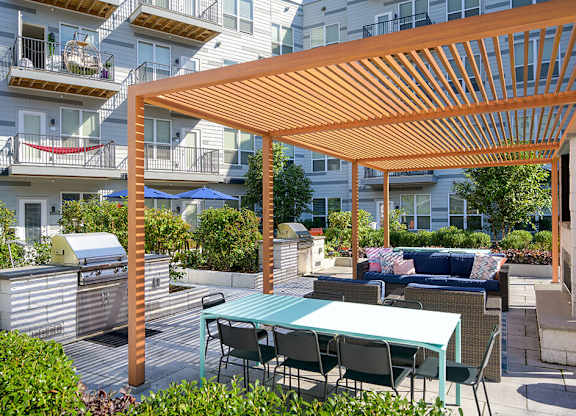 Grill Area at Vero Apartments in Chelsea MA