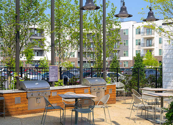 Grilling Area at Verge Apartments in Atlanta GA
