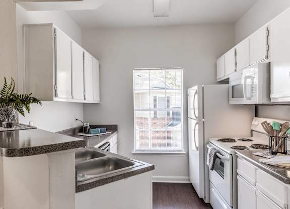 Kitchen cabinets at Hollow Creek in Conroe TX