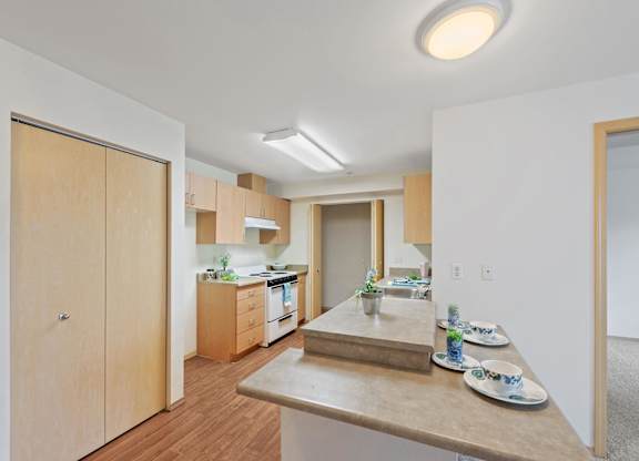 Kitchen at Washington Terance Apartments in Seattle WA