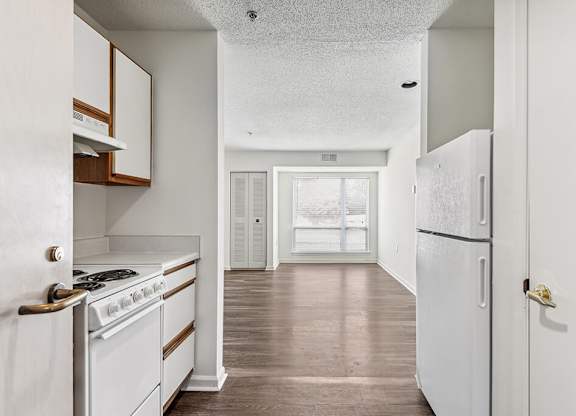 Kitchen and Living Room at Guardian Place in Richmond, VA