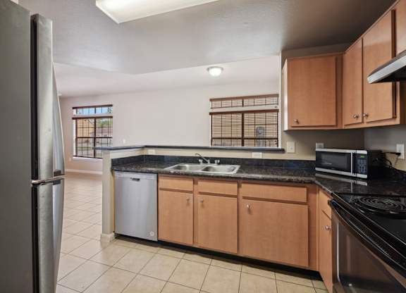 Kitchen at Parkway Ranch Rental Homes in Houston TX