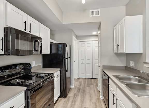 Kitchen at The Sorento Apartments in San Antonio TX