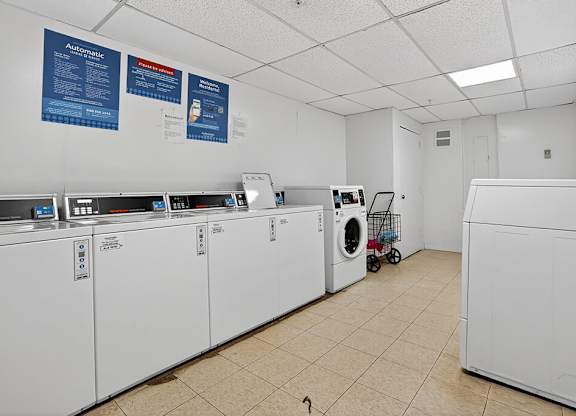 Laundry room at Brentwood Apartments In Manassa VA