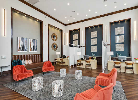 Leasing office interior at Westerchester at the Pavillions in Waldorf MD