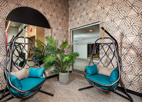 Leasing Ride Share Valet Chairs at Chroma Apartment Homes in Canoga Park CA