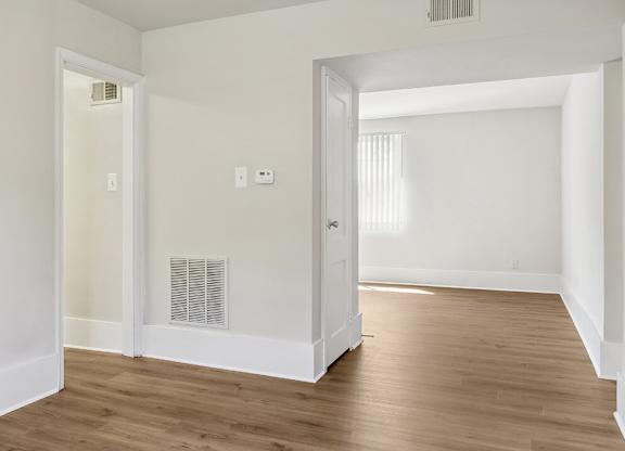 Living and dining room at The Barrington in Silver Spring MD