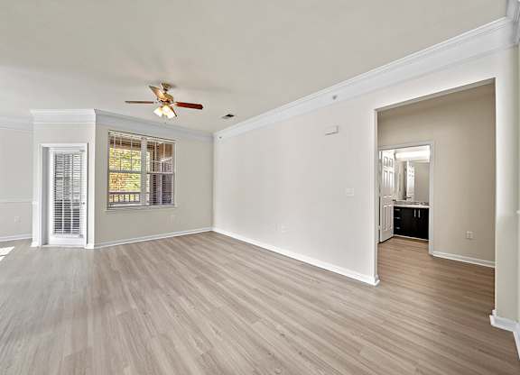 Living room at Grand Oaks Apartments in Chester VA