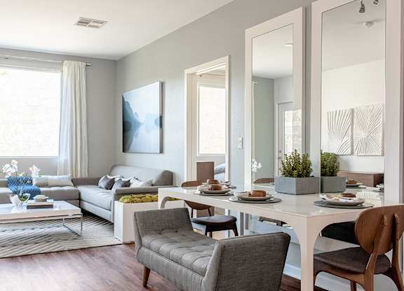 Living room at Apex apartments in Laguna Niguel CA