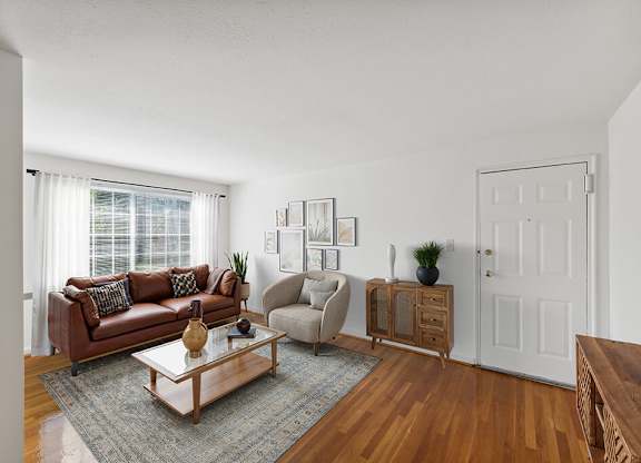 Living room at Patrick Henry Apartments Arlington VA