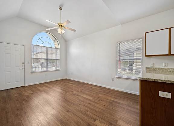 Living room at Fountains at Tidwell and The Enclave in Houston TX
