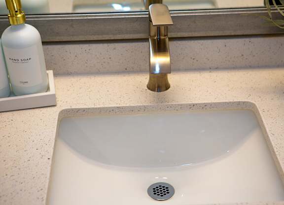 Sparkle Bathroom Sink at Chroma Apartment Homes in Canoga Park CA