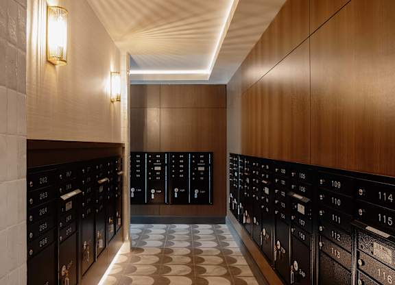 Mail center at Wayfern Apartments in Sandy Springs GA
