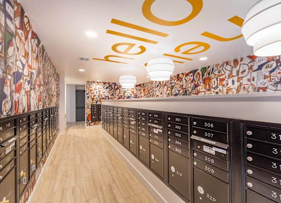 Mail Vault at Vita Apartment Homes in Orange CA