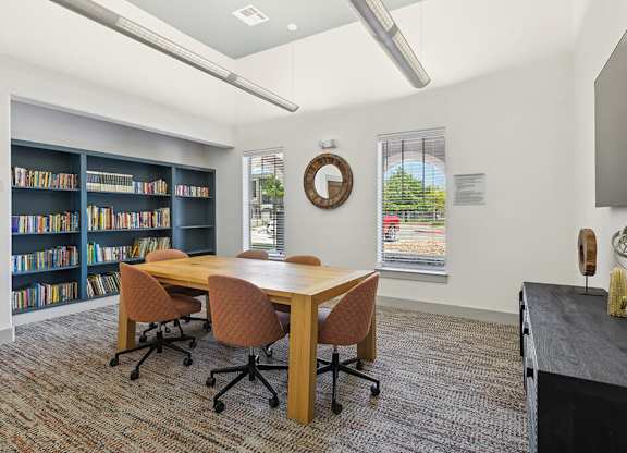 Meeting room at Bonito Parque Apartments in San Antonio TX