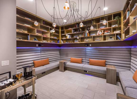 Meeting Space and Library Haven at Avel Apartment Homes in Orange CA