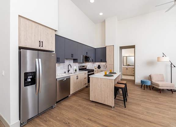 Mini Model Pearl Design Package Kitchen at West Village Poway Apartments in Poway CA