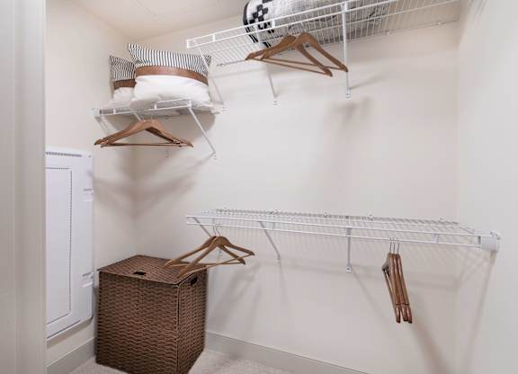 Large oversized closet at Avel Apartment Homes in Orange CA