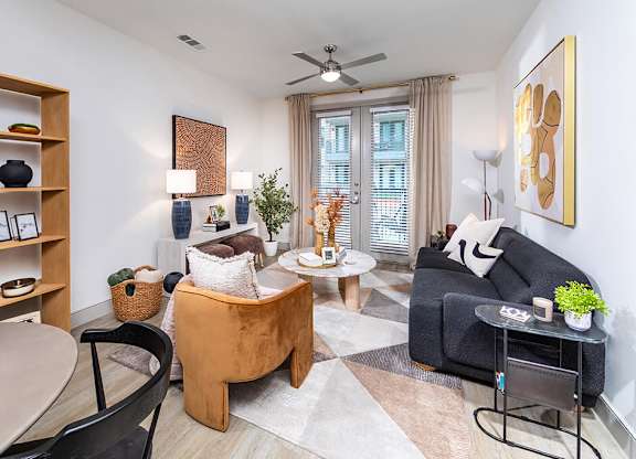 Model caviar package apartment at Luca Apartments in Austin TX